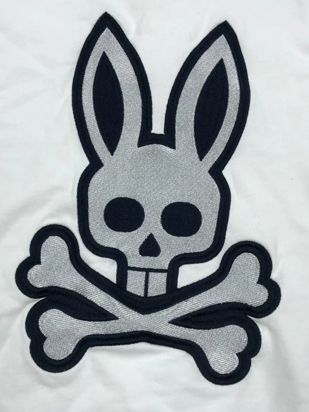 Psycho Bunny Crew Neck Sweatshirt Pullover 2XL White - Picture 2 of 12